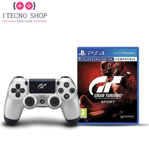 خرید DualShock 4(دسته بازی ps4) طرح بازی Gran Turismo Sport به همراه یک نسخه از بازی