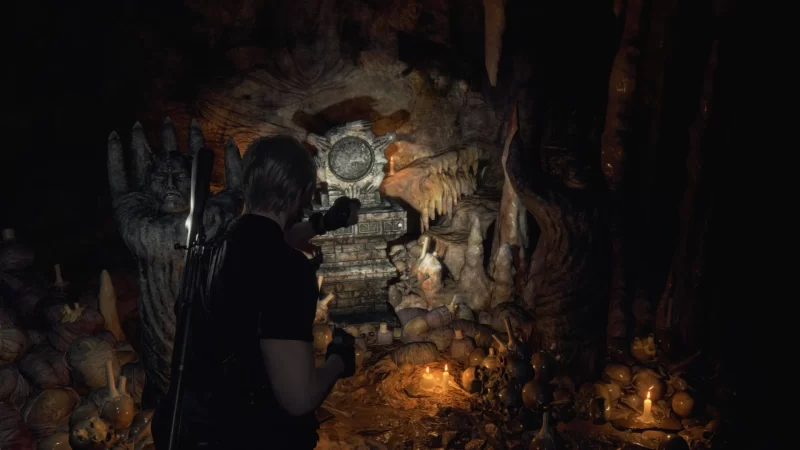 راهنمای حل معمای غارها در بازی Resident Evil 4 Remake